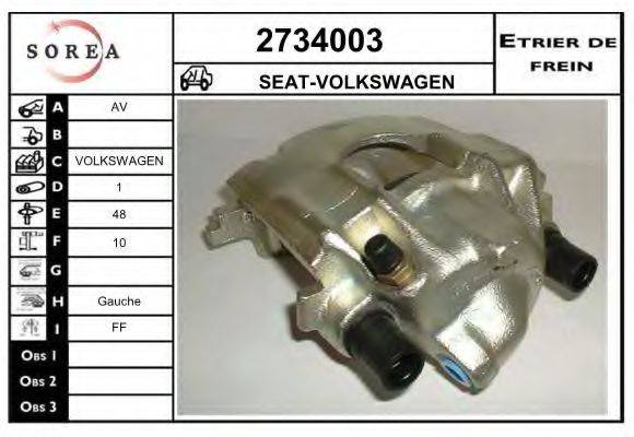 EAI 2734003 Гальмівний супорт