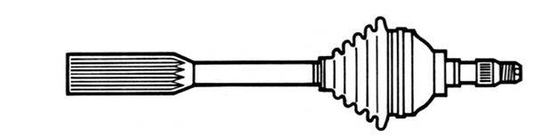 CEVAM 5116 Приводний вал