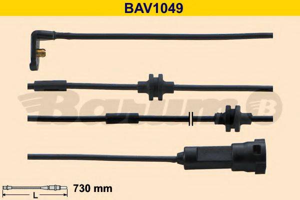 BARUM BAV1049 Сигналізатор, знос гальмівних колодок