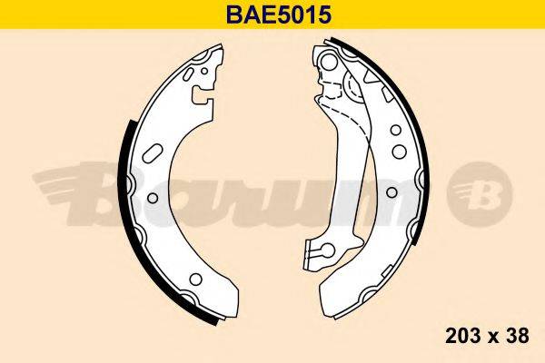 BARUM BAE5015 Комплект гальмівних колодок