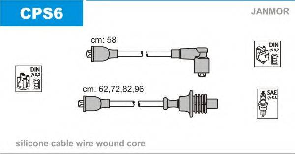 JANMOR CPS6 Комплект дротів запалювання