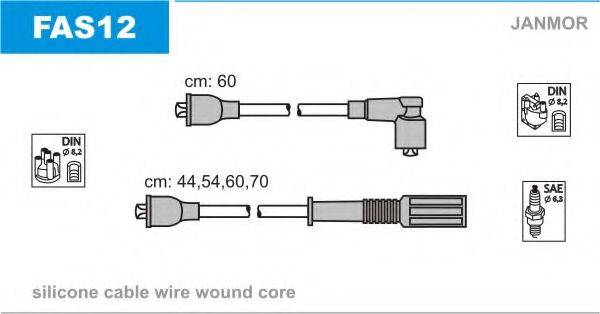 JANMOR FAS12 Комплект дротів запалювання