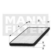 MANN-FILTER CU2136 Фільтр, повітря у внутрішньому просторі