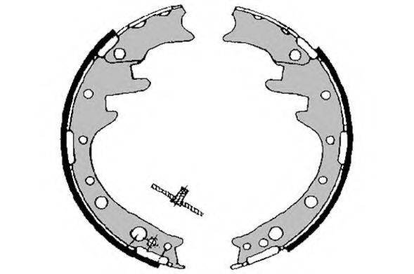 RAICAM 2518 Комплект гальмівних колодок