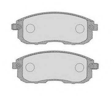 RAICAM RA09711 Комплект гальмівних колодок, дискове гальмо