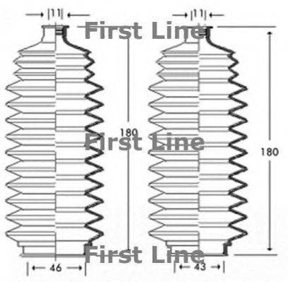 FIRST LINE FSG3246 Пильовик, рульове управління