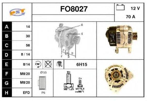 SNRA FO8027 Генератор