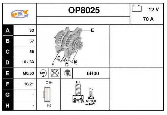 SNRA OP8025 Генератор