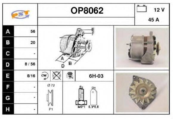 SNRA OP8062 Генератор