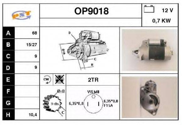 SNRA OP9018 Стартер