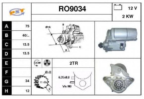 SNRA RO9034 Стартер