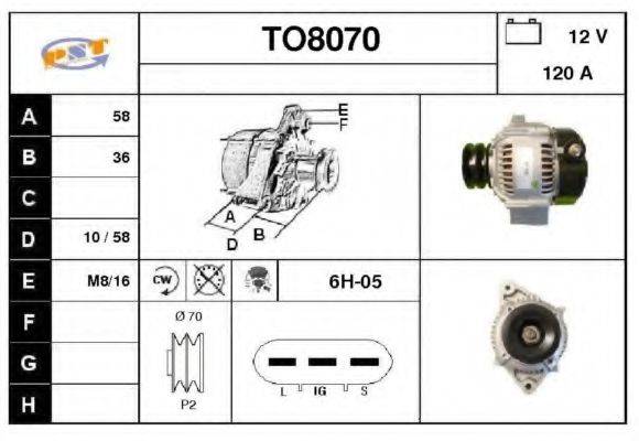 SNRA TO8070 Генератор