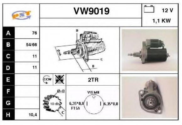 SNRA VW9019 Стартер