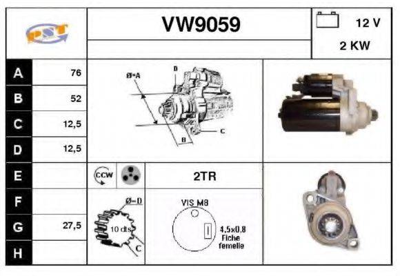 SNRA VW9059 Стартер