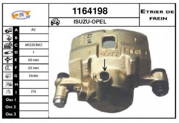 SNRA 1164198 Гальмівний супорт