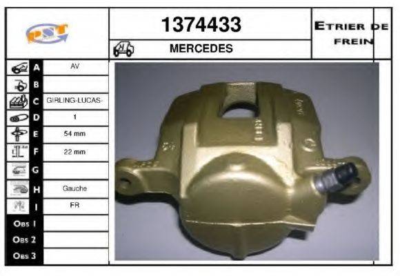 SNRA 1374433 Гальмівний супорт