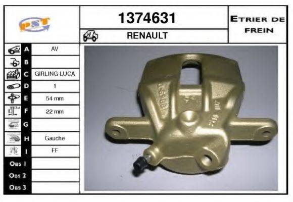 SNRA 1374631 Гальмівний супорт