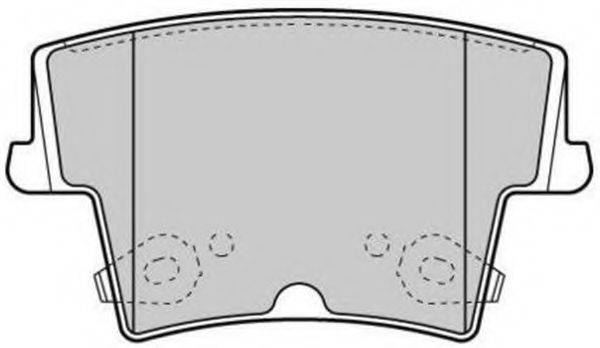 FREMAX FBP1704 Комплект гальмівних колодок, дискове гальмо