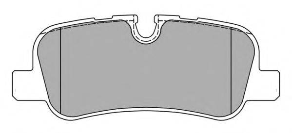 FREMAX FBP1567 Комплект гальмівних колодок, дискове гальмо