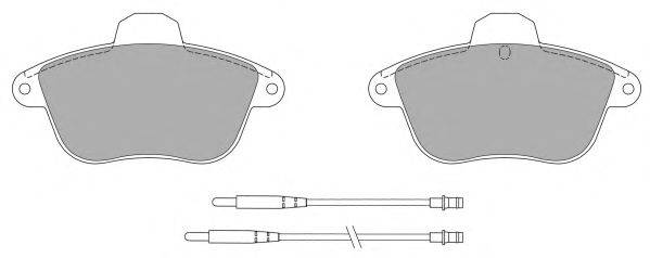 FREMAX FBP0845 Комплект гальмівних колодок, дискове гальмо