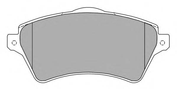 FREMAX FBP1215 Комплект гальмівних колодок, дискове гальмо