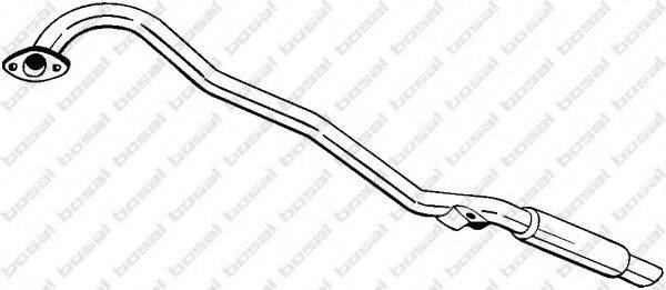 BOSAL 278549 Глушник вихлопних газів кінцевий