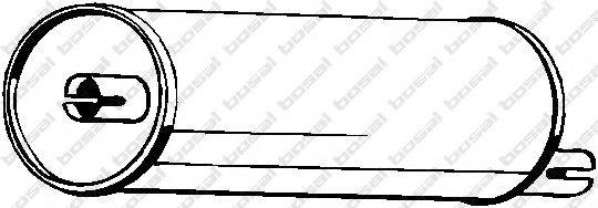 BOSAL 166049 Середній глушник вихлопних газів