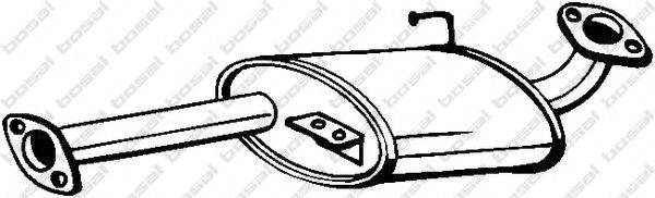 BOSAL 110051 Середній глушник вихлопних газів