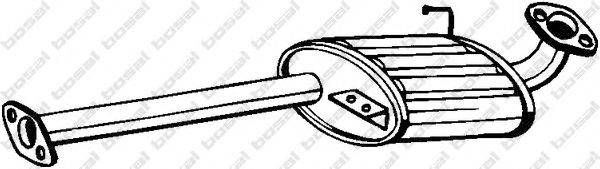 BOSAL 280059 Середній глушник вихлопних газів