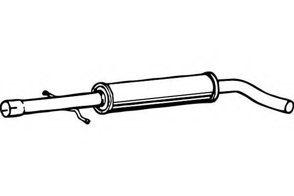 FENNO P1236 Середній глушник вихлопних газів