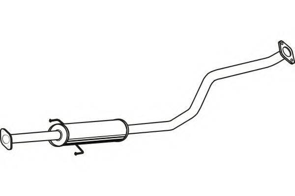 FENNO P3154 Середній глушник вихлопних газів