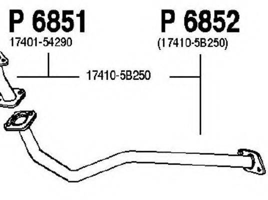 FENNO P6852 Труба вихлопного газу