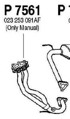 FENNO P7561 Труба вихлопного газу