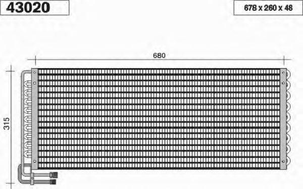 AHE 43020 Конденсатор, кондиціонер