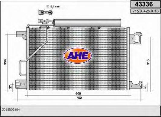 AHE 43336 Конденсатор, кондиціонер