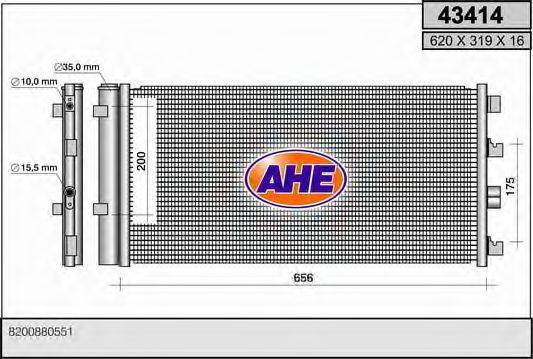 AHE 43414 Конденсатор, кондиціонер