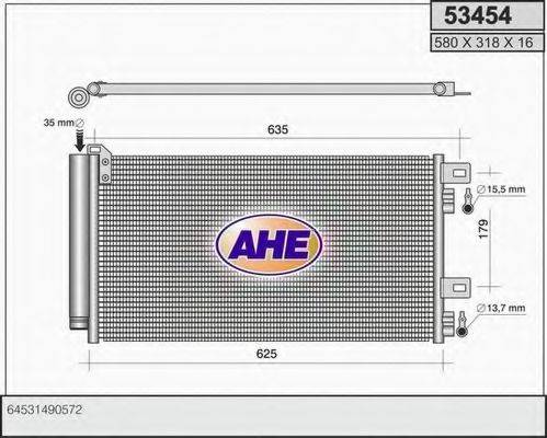 AHE 53454 Конденсатор, кондиціонер