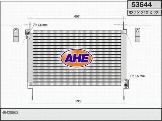 AHE 53644 Конденсатор, кондиціонер