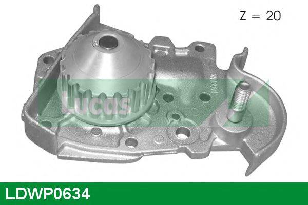 LUCAS ENGINE DRIVE LDWP0634 Водяний насос