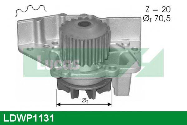 LUCAS ENGINE DRIVE LDWP1131 Водяний насос