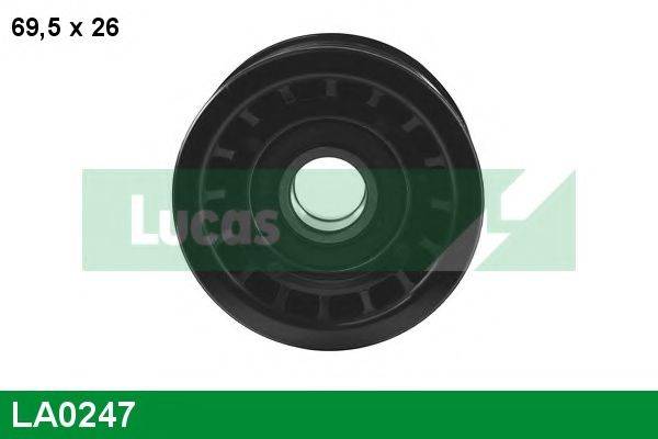 LUCAS ENGINE DRIVE LA0247 Натяжний ролик, полікліновий ремінь