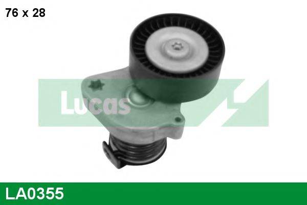 LUCAS ENGINE DRIVE LA0355 Натяжна планка, полікліновий ремінь