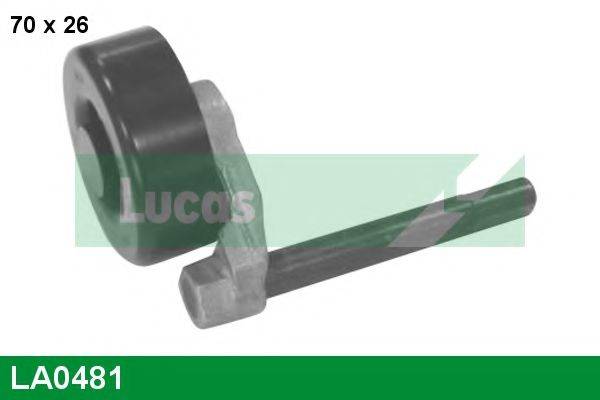 LUCAS ENGINE DRIVE LA0481 Натяжний ролик, полікліновий ремінь