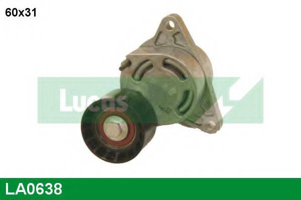 LUCAS ENGINE DRIVE LA0638 Натяжна планка, полікліновий ремінь