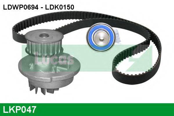 LUCAS ENGINE DRIVE LKP047 Водяний насос + комплект зубчастого ременя