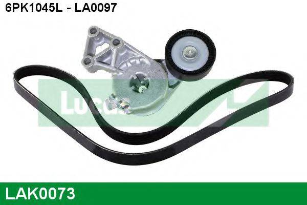 LUCAS ENGINE DRIVE LAK0073 Полікліновий ремінний комплект