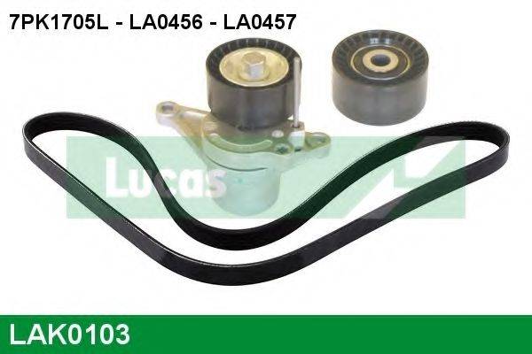 LUCAS ENGINE DRIVE LAK0103 Полікліновий ремінний комплект