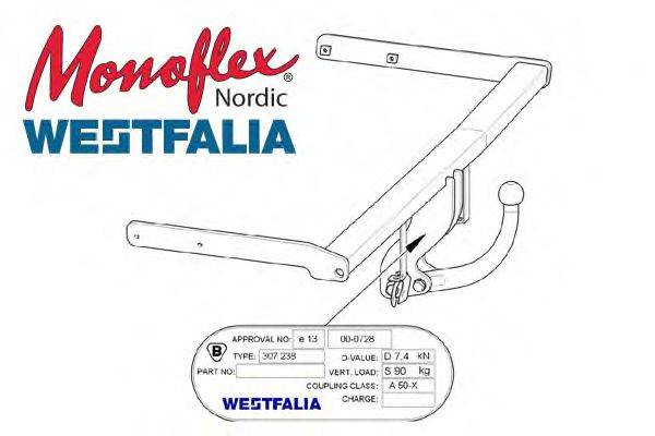 MONOFLEX 307238 Причіпне обладнання
