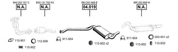 ASMET AU060285 Система випуску ОГ