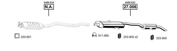 ASMET CH270300 Система випуску ОГ